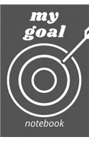 My Goal notebook