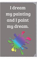 I dream my painting and I paint my dream.