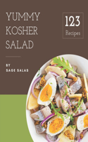 123 Yummy Kosher Salad Recipes: Make Cooking at Home Easier with Yummy Kosher Salad Cookbook!