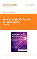 Interpersonal Relationships Elsevier eBook on Vitalsource (Retail Access Card)