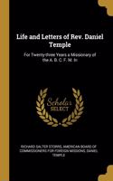Life and Letters of Rev. Daniel Temple