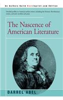 The Nascence of American Literature