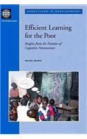 Efficient Learning for the Poor
