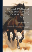 Nueva Practica De Herrar Los Caballos De Montar, Y De Coche ...: Con Algunas Observaciones, Y Descubrimientos Sobre Los Caballos ......