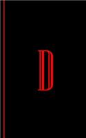 Monogram Letter D Journal