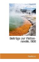 Beitr GE Zur Flotten-Novelle, 1900
