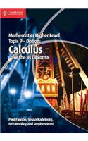 Mathematics Higher Level for the Ib Diploma Option Topic 9 Calculus