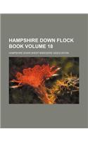 Hampshire Down Flock Book Volume 18