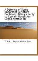 A Defence of Some Important Scripture Doctrines, Being a Reply to Certain Objection Urged Against Th