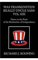 Was Frankenstein Really Uncle Sam? Vol XIII