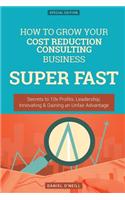 How to Grow Your Cost Reduction Consulting Business Super Fast: Secrets to 10x Profits, Leadership, Innovation & Gaining an Unfair Advantage