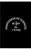 Professeur de Sciences et fier de l'être