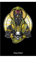 Fantasy Notebook: Egyptian God Anubis Notebook