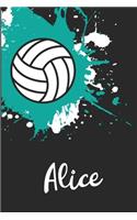Alice Volleyball Notebook