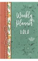 Weekly Planner 2020: Floral Weekly and Monthly Organizer, Calendar and Schedule Agenda with Notes, To-Do's, Vision Boards and Habit Tracker. US Edition