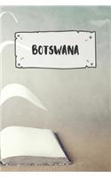 Botswana: Ruled Travel Diary Notebook or Journey Journal - Lined Trip Pocketbook for Men and Women with Lines