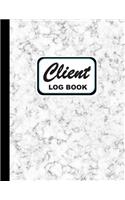 Client Log Book: Client Profile Log Book Including Address Details, Appointment and More(15 Vol.)