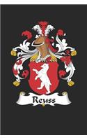 Reuss: Reuss Coat of Arms and Family Crest Notebook Journal (6 x 9 - 100 pages)