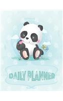 Daily planner notebook: Daily planner Notebook with Cute Cartoon cover Extra large (8.5 x 11) inches, 110 pages, Daily planner notebook(3 Planner Book)