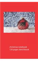 christmas notebook 120 pages sketchbook: christmas sketchbook christmas diary christmas booklet christmas recipe book sketchbook christmas journal 120 pages 6x9 inches ca. DIN A5
