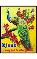 BIRDS Coloring Book for Adult Relaxation
