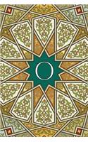 Monogram O Blank Book: Notebook Journal Diary Art Sketch(15 Arabesque Two 150 Blank)