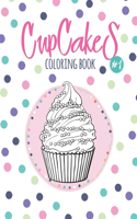 Cupcakes Coloring Book