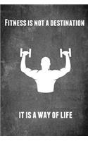Fitness Is Not a Destination It Is a Way of Life