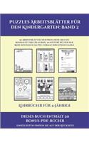 Lehrbücher für 4-Jährige (Puzzles Arbeitsblätter für den Kindergarten: Band 2): 50 Arbeitsblätter. Der Preis dieses Buches beinhaltet die Erlaubnis, 20 weitere Bücher der Reihe kostenlos im PDF-Format herunterzuladen(2 Lehrbücher Für 4-Jährige)