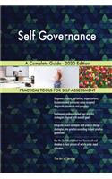 Self Governance A Complete Guide - 2020 Edition