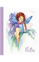 Notes.: A Lovely Fairy Notebook, Notes 100 Lined Page Jotter