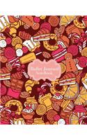 Bullet Journal Notebook: Cute Sweets & Food Drawing Cover: Notebook Dot-Grid: Bullet Journal Notebook for Journaling, Doodling, Creative Writing, School Notes, and Capturing