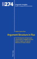 Argument Structure in Flux: The Development of Impersonal Constructions in Middle and Early Modern English, with Special Reference to Verbs of Desire(274 Linguistic Insights)