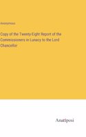 Copy of the Twenty-Eight Report of the Commissioners in Lunacy to the Lord Chancellor