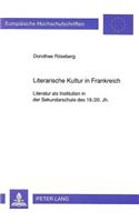 Literarische Kultur in Frankreich