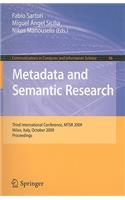 Metadata and Semantic Research