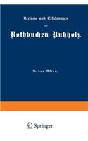 Versuche Und Erfahrungen Mit Rothbuchen-Nutzholz