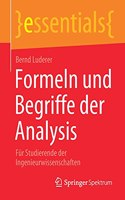 Formeln Und Begriffe Der Analysis