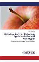 Growing Signs of Columnar Apple Varieties and Genotypes