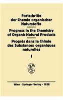 Fortschritte Der Chemie Organischer Naturstoffe