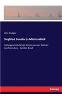 Siegfried Bunstorps Meisterstück