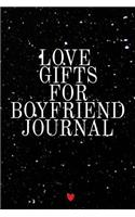 Love Gifts For Boyfriend Journal