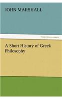 Short History of Greek Philosophy