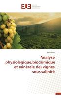 Analyse Physiologique, Biochimique Et Min�rale Des Vignes Sous Salinit�