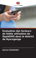 Évaluation des facteurs de faible utilisation du RapidSMS dans le district de Nyarugenge