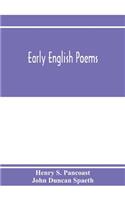 Early English poems