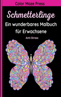 Schmetterlinge - Ein wunderbares Malbuch für Erwachsene
