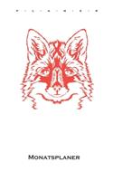 Fuchs Kopf Monatsplaner