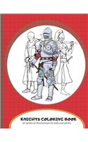 Knights Coloring Book 30 Medieval Illustration for Kids and Adults