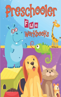 Preschooler Fun Workbooks: learn how to count, memorize new vocabulary, work book for toddlers, preschooler ( 8.5*11 inches )